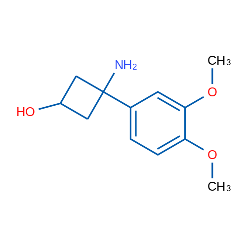 3-Amino-3-(3,4-dimethoxyphenyl)cyclobutan-1-ol 1g