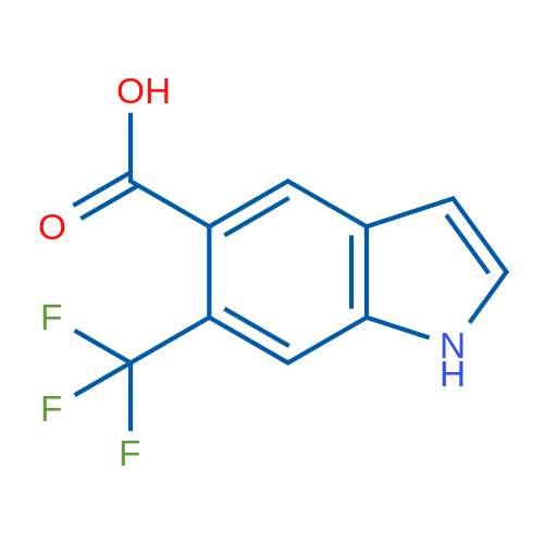 6-(Trifluoromethyl)-1H-indole-5-carboxylic acid 1g