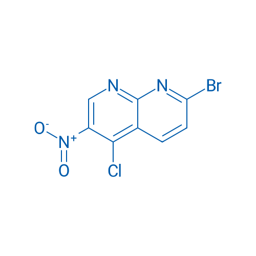 2-Bromo-5-chloro-6-nitro-1,8-naphthyridine 1g