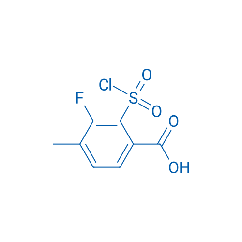 2-(Chlorosulfonyl)-3-fluoro-4-methylbenzoic acid 1g