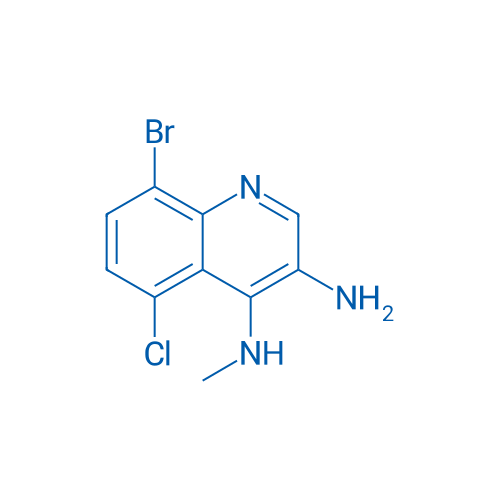 8-Bromo-5-chloro-N4-methylquinoline-3,4-diamine 1g
