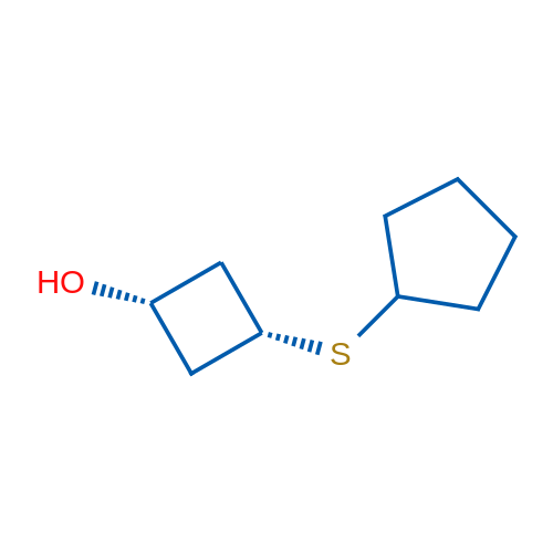 (1S,3s)-3-(cyclopentylsulfanyl)cyclobutan-1-ol 1g