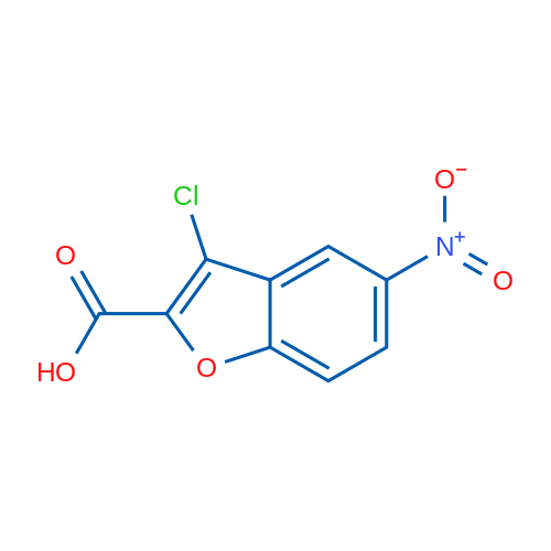 3-Chloro-5-nitro-1-benzofuran-2-carboxylic acid 1g