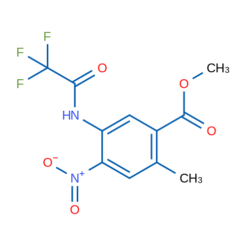 2-MEthyl-4-nitro-5-(2,2,2-trifluoro-acetylamino)-benzoic acid methyl ester 1g