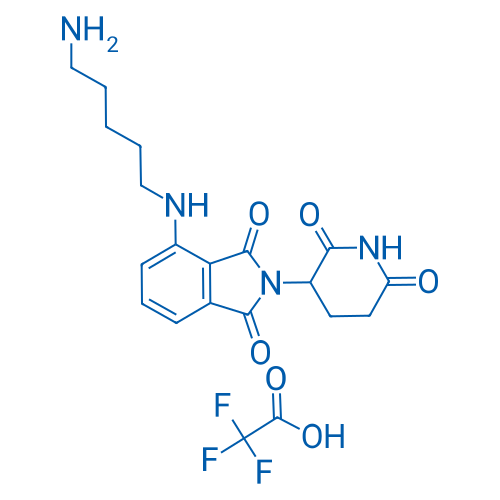 4-((5-Aminopentyl)amino)-2-(2,6-dioxopiperidin-3-yl)isoindoline-1,3-dione 2,2,2-trifluoroacetate 250mg