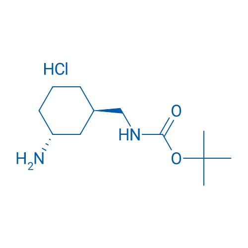 Rel-tert-butyl (((1R,3R)-3-aminocyclohexyl)methyl)carbamate hydrochloride 250mg