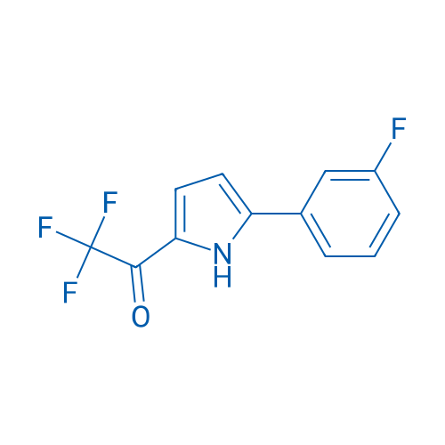 2,2,2-Trifluoro-1-(5-(3-fluorophenyl)-1H-pyrrol-2-yl)ethanone 1g