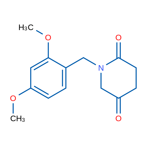 1-(2,4-Dimethoxy-benzyl)-piperidine-2,5-dione 1g