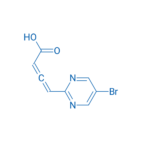 4-(5-Bromo-pyrimidin-2-yl)-buta-2,3-dienoic acid 1g