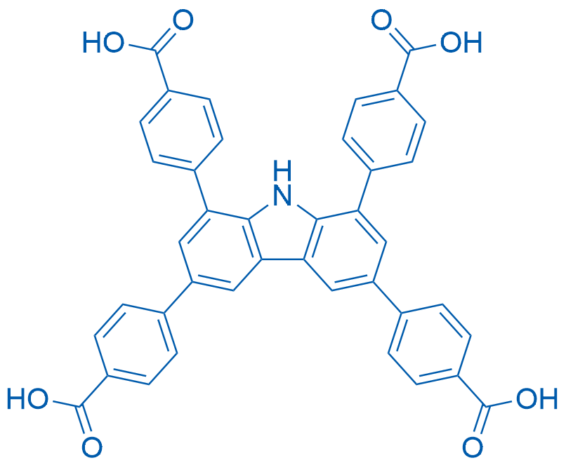 4,4',4'',4'''-(9H-Carbazole-1,3,6,8-tetrayl)tetrabenzoic acid 100mg