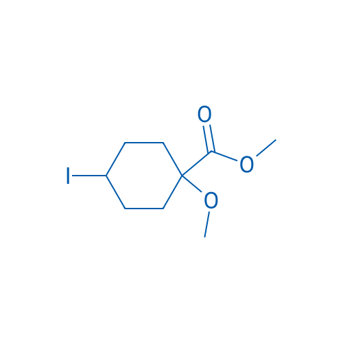 Methyl 4-iodo-1-methoxycyclohexane-1-carboxylate 250mg