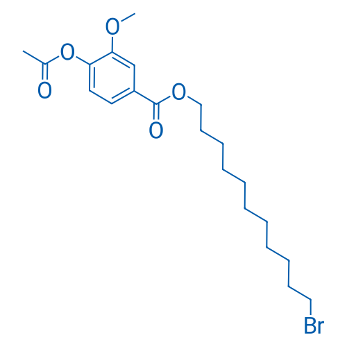 11-Bromoundecyl 4-acetoxy-3-methoxybenzoate 1g