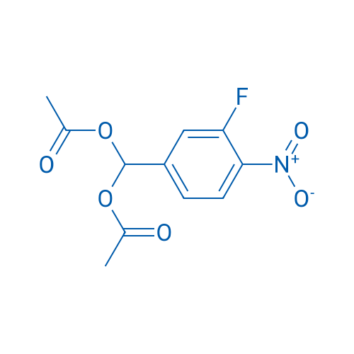 (3-Fluoro-4-nitrophenyl)methylene diacetate 5g