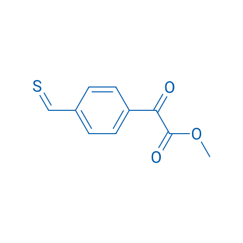 Methyl 2-oxo-2-(4-thioformylphenyl)acetate 1g