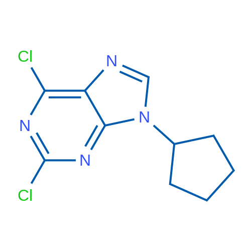 2,6-Dichloro-9-cyclopentyl-9H-purine 250mg
