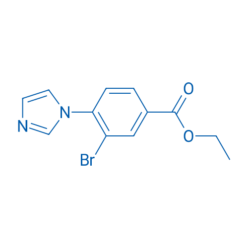 Ethyl 3-bromo-4-(1H-imidazol-1-yl)benzoate 250mg