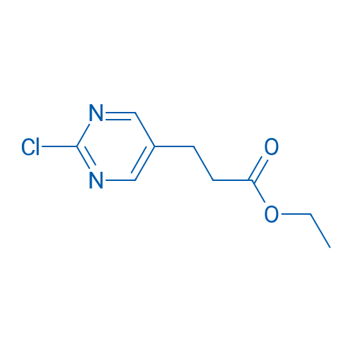 Ethyl 3-(2-chloropyrimidin-5-yl)propanoate 250mg