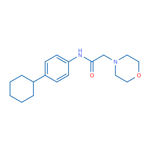 N-(4-Cyclohexylphenyl)-2-(morpholin-4-yl)acetamide 1g