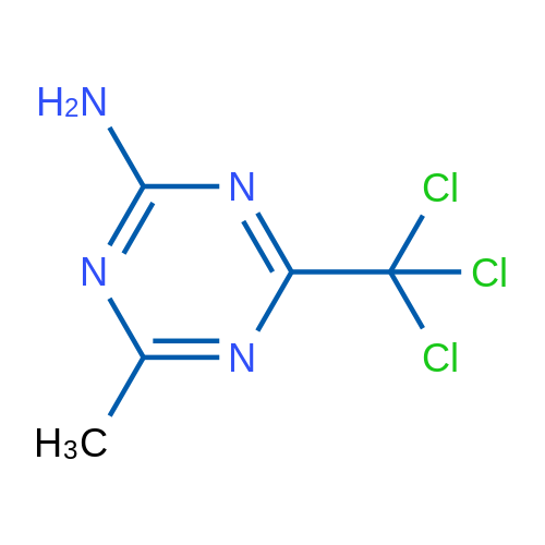 4-Methyl-6-(trichloromethyl)-1,3,5-triazin-2-amine 1g