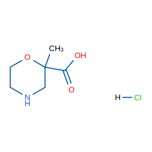 2-Methylmorpholine-2-carboxylic acid hydrochloride 100mg