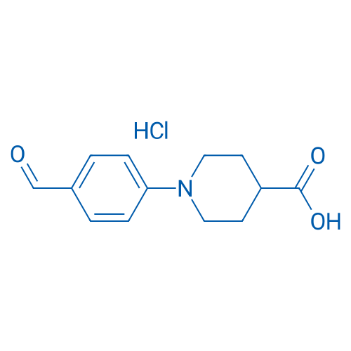 1-(4-Formylphenyl)piperidine-4-carboxylic acid hydrochloride 100mg