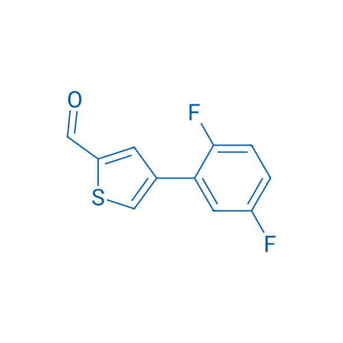 4-(2,5-Difluorophenyl)thiophene-2-carbaldehyde 1g