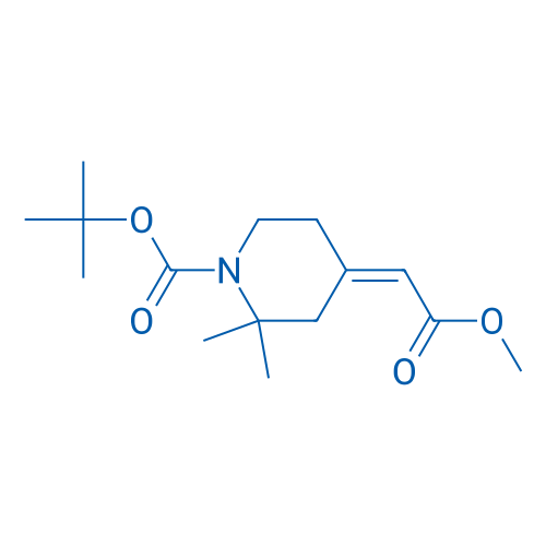 tert-Butyl 4-(2-methoxy-2-oxoethylidene)-2,2-dimethylpiperidine-1-carboxylate 5g