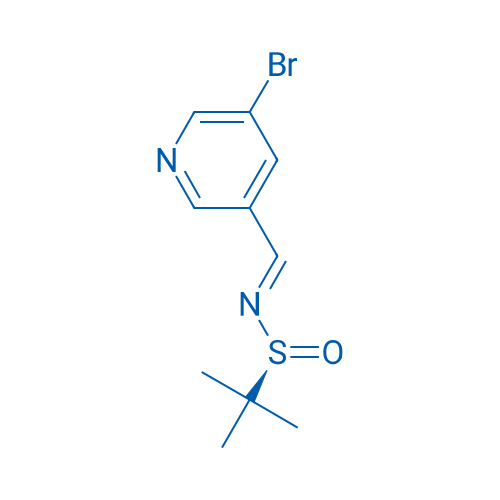 (S,E)-N-((5-BROMOPYRIDIN-3-YL)METHYLENE)-2-METHYLPROPANE-2-SULFINAMIDE 250mg