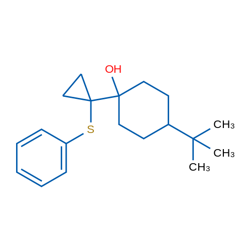4-(tert-Butyl)-1-(1-(phenylthio)cyclopropyl)cyclohexanol 1g