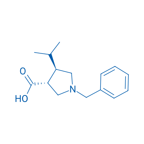 (3R,4R)-1-Benzyl-4-isopropylpyrrolidine-3-carboxylic acid 5g