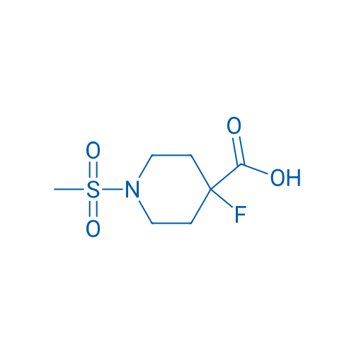 4-Fluoro-1-methanesulfonylpiperidine-4-carboxylic acid 5g
