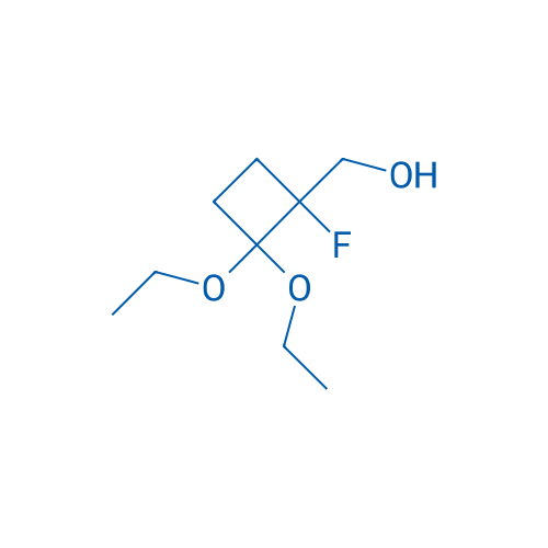 (2,2-diethoxy-1-fluorocyclobutyl)methanol 100mg