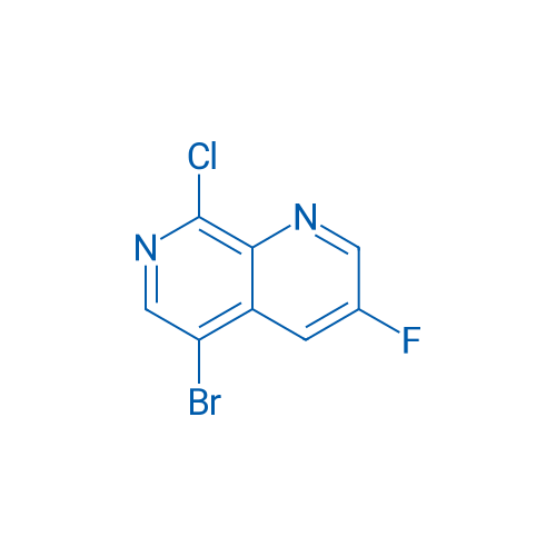 5-bromo-8-chloro-3-fluoro-1,7-naphthyridine 250mg