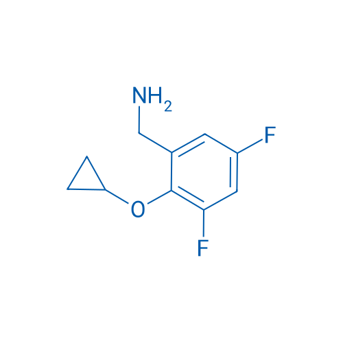 (2-Cyclopropoxy-3,5-difluorophenyl)methanamine 1g
