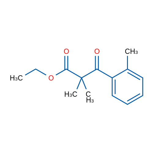 Benzenepropanoic acid, alpha,alpha-2-trimethyl-beta-oxo-, ethyl ester 1g