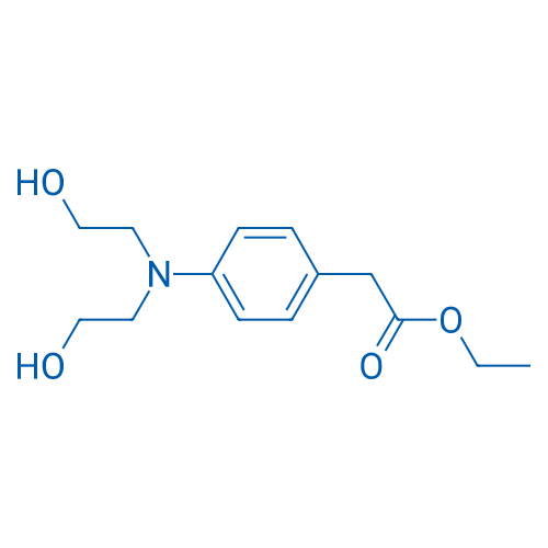 Ethyl 2-(4-(bis(2-hydroxyethyl)-amino)phenyl)acetate 250mg