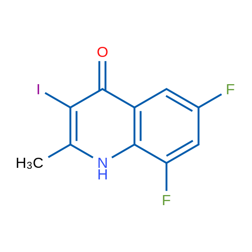 6,8-Difluoro-3-iodo-2-methylquinolin-4(1H)-one 1g