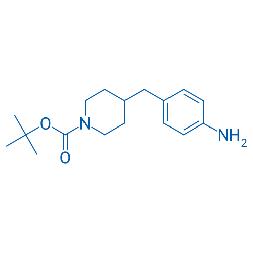 tert-Butyl 4-(4-aminobenzyl)piperidine-1-carboxylate 100mg