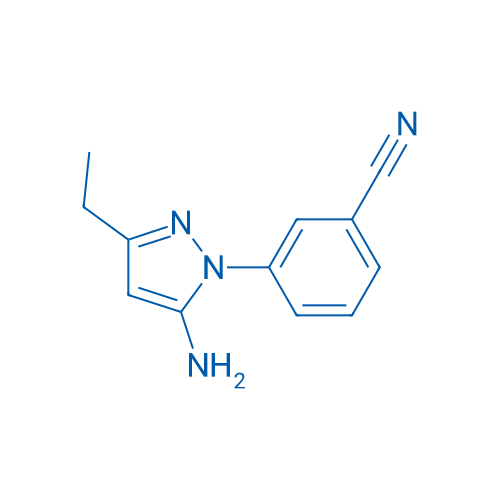 3-(5-AMINO-3-ETHYL-1H-PYRAZOL-1-YL)BENZONITRILE 1g