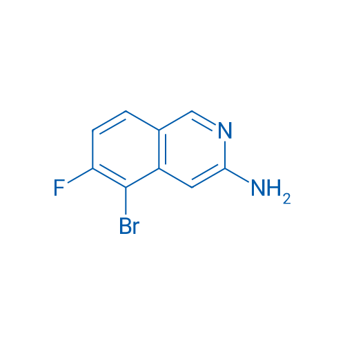 5-Bromo-6-fluoroisoquinolin-3-amine 250mg