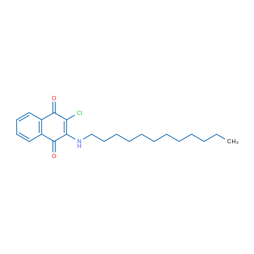 2-Chloro-3-(dodecylamino)-1,4-dihydronaphthalene-1,4-dione 1g