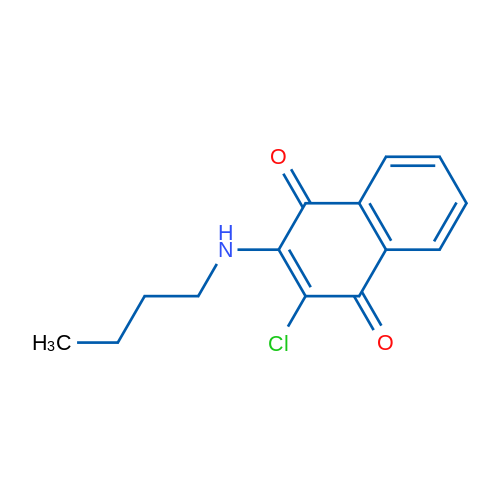 2-(Butylamino)-3-chloro-1,4-dihydronaphthalene-1,4-dione 1g