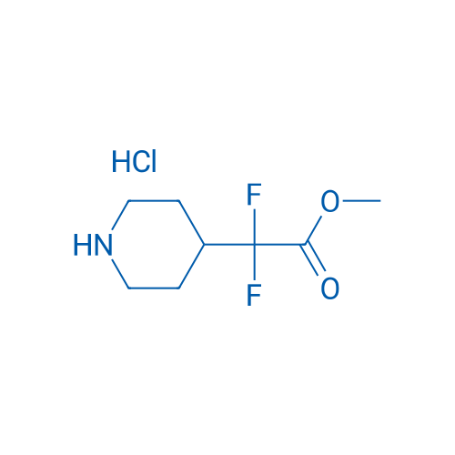 Methyl 2,2-difluoro-2-(piperidin-4-yl)acetate hydrochloride 100mg