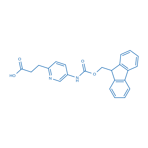 3-(5-((((9H-Fluoren-9-yl)methoxy)carbonyl)amino)pyridin-2-yl)propanoic acid 50mg