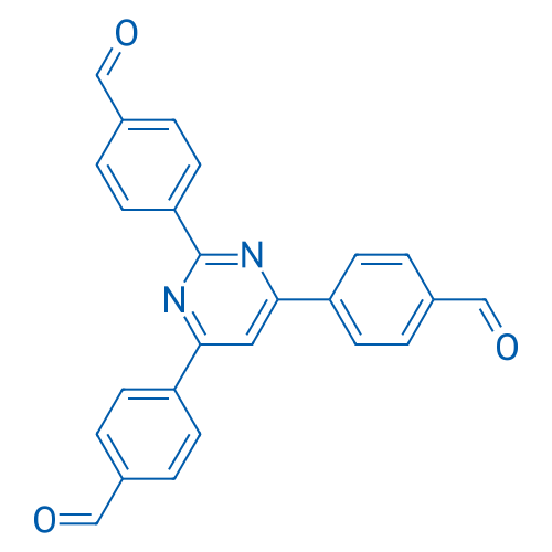 4,4',4''-(Pyrimidine-2,4,6-triyl)tribenzaldehyde 1g