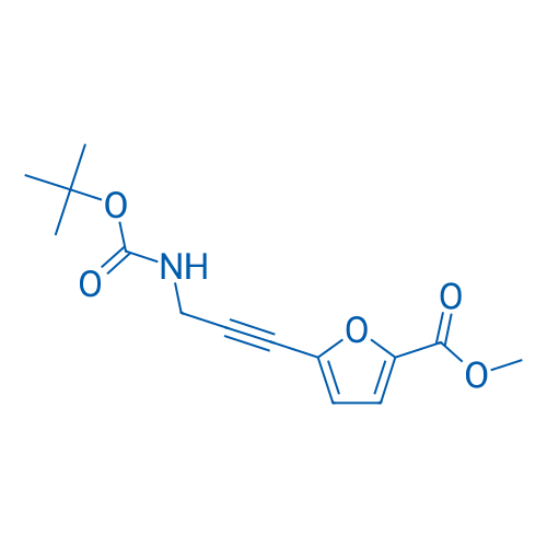 Methyl 5-(3-((tert-butoxycarbonyl)amino)prop-1-yn-1-yl)furan-2-carboxylate 250mg
