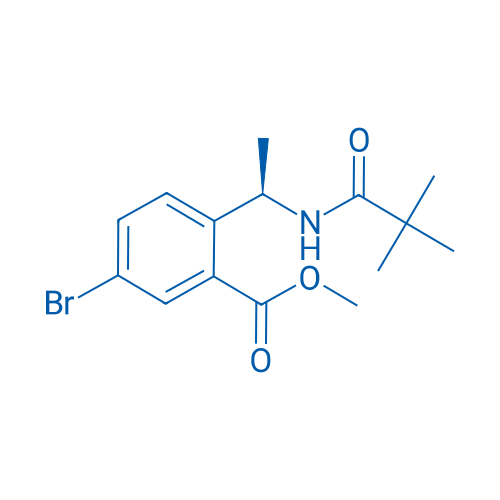 Methyl (R)-5-bromo-2-(1-pivalamidoethyl)benzoate 250mg