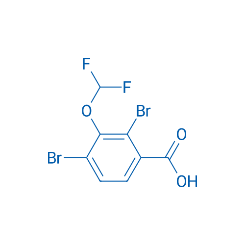 2,4-Dibromo-3-(difluoromethoxy)benzoic acid 1g