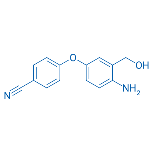 4-(4-Amino-3-(hydroxymethyl)phenoxy)benzonitrile 250mg