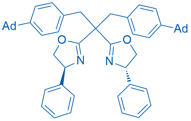 (4S,4'S)-2,2'-(1,3-Bis(4-(adamantan-1-yl)phenyl)propane-2,2-diyl)bis(4-phenyl-4,5-dihydrooxazole) 1g